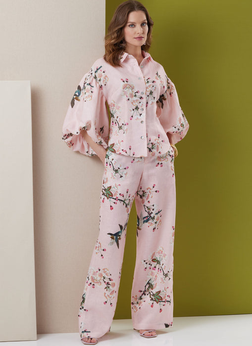 Butterick Sewing Pattern B7045 Misses' / Petite Top, Shorts and Pants from Jaycotts Sewing Supplies