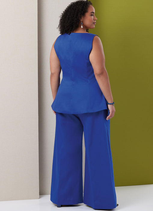 Butterick Sewing Pattern B7046 Misses' and Women's Top and Pants from Jaycotts Sewing Supplies