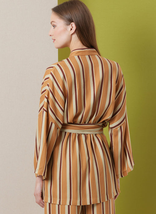 Butterick Sewing Pattern B7047 Misses' Robe and Pants sleepwear from Jaycotts Sewing Supplies