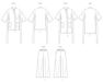 Butterick Sewing Pattern B7047 Misses' Robe and Pants sleepwear from Jaycotts Sewing Supplies