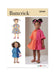 Butterick Sewing Pattern B7049 Toddlers' Button Front Dress from Jaycotts Sewing Supplies