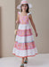 Butterick Sewing Pattern B7051 Girls' Tiered Dress and Hat from Jaycotts Sewing Supplies