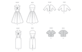 Butterick Sewing Pattern B7052 1960's' Sailor Collared Dress and Jacket from Jaycotts Sewing Supplies