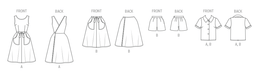 Butterick Sewing Pattern B7053 1960's' coordinates from Jaycotts Sewing Supplies