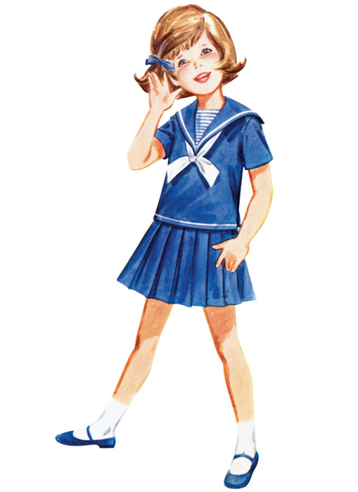 Butterick Sewing Pattern B7054 1960's' children's sportswear coordinates from Jaycotts Sewing Supplies