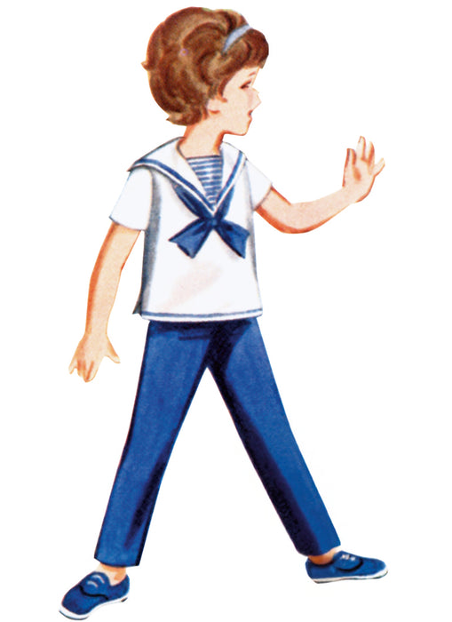 Butterick Sewing Pattern B7054 1960's' children's sportswear coordinates from Jaycotts Sewing Supplies