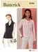 Butterick sewing pattern 7056 Misses' Cowl Neck Blouse with Sleeve Variations from Jaycotts Sewing Supplies