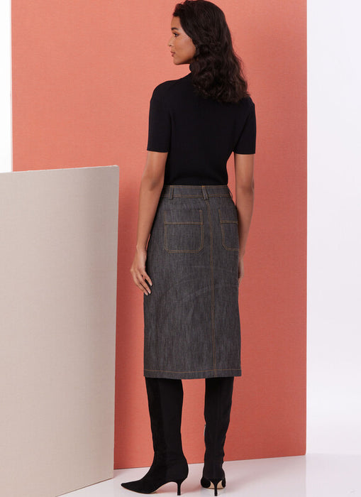 Butterick sewing pattern 7057 Misses' Pencil Skirt in Two Lengths from Jaycotts Sewing Supplies