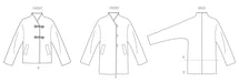 Butterick sewing pattern 7058 Misses' Jacket in Two Lengths from Jaycotts Sewing Supplies