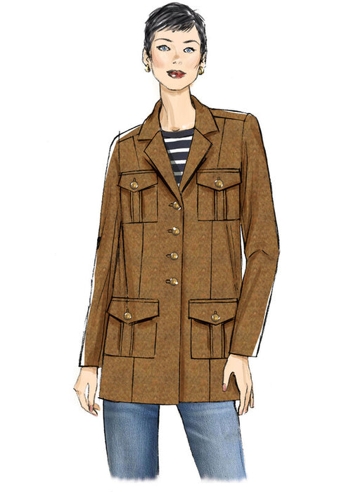 Butterick sewing pattern 7059 Misses Jacket in Two Lengths from Jaycotts Sewing Supplies
