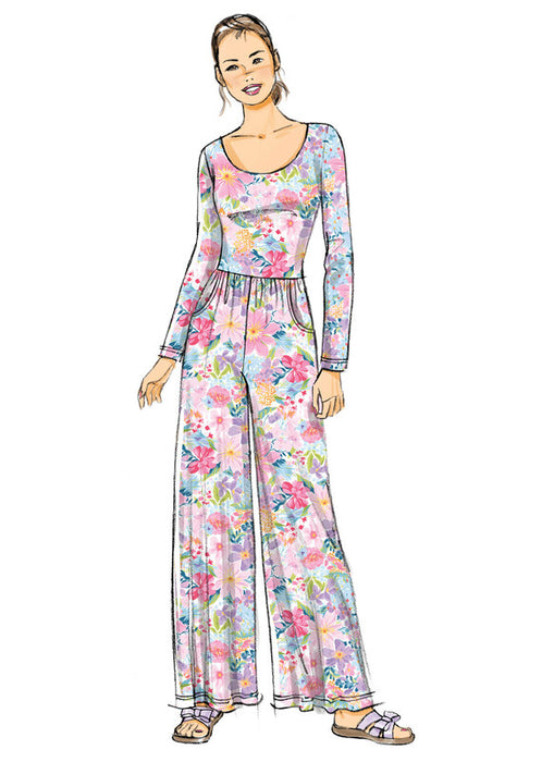 Butterick sewing pattern 7064 Children's and Misses' Knit Romper and Jumpsuit from Jaycotts Sewing Supplies