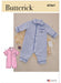 Butterick sewing pattern 7067 Babies Jumpsuit in Two Lengths from Jaycotts Sewing Supplies