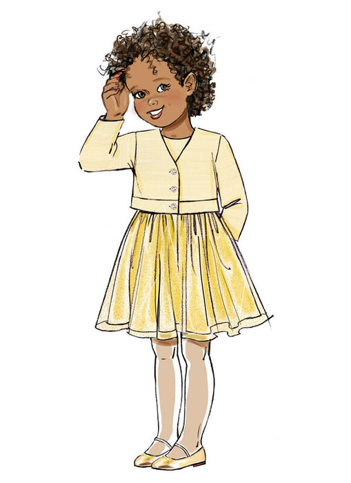 Butterick sewing pattern 7068 Children's Jacket, Coat and Dress from Jaycotts Sewing Supplies