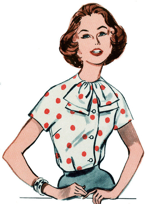 Butterick sewing pattern 7071 Misses' Blouse with Four Necklines from Jaycotts Sewing Supplies