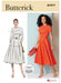 Butterick sewing pattern 7077 Fit and Flare Dress with Belt from Jaycotts Sewing Supplies