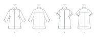 Butterick sewing pattern 7080 Misses' Stand Collar Blouse from Jaycotts Sewing Supplies