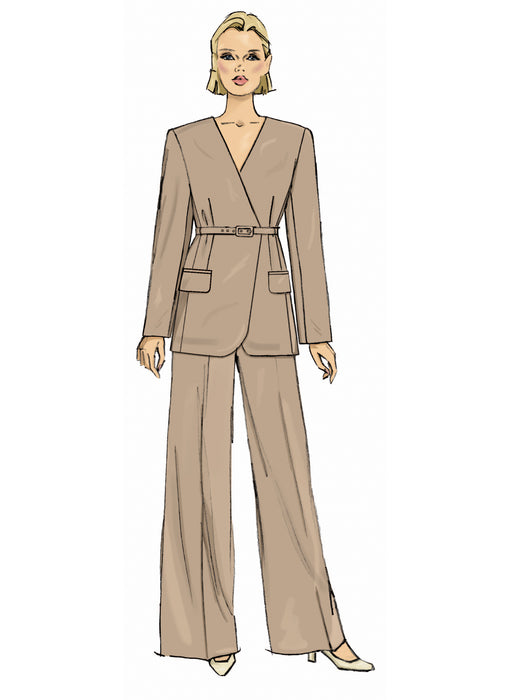 Butterick sewing pattern 7081 Misses' Jacket and Trousers from Jaycotts Sewing Supplies