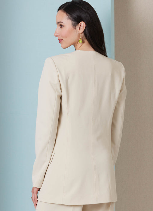 Butterick sewing pattern 7081 Misses' Jacket and Trousers from Jaycotts Sewing Supplies