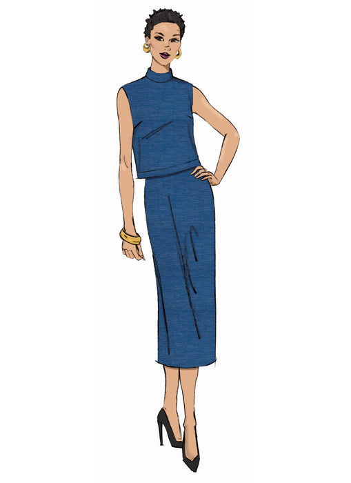 Butterick sewing pattern 7082 Misses' Tops, Pants and Skirt from Jaycotts Sewing Supplies