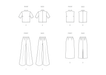 Butterick sewing pattern 7082 Misses' Tops, Pants and Skirt from Jaycotts Sewing Supplies