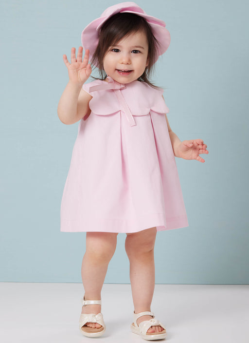 Butterick sewing pattern 7086 Toddlers' Dresses, Panties and Hat from Jaycotts Sewing Supplies