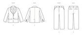 Butterick sewing pattern 7087 Boys' Blazer and Trousers from Jaycotts Sewing Supplies