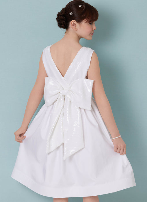 Butterick sewing pattern 7089 Girl's Bridesmaids Dress from Jaycotts Sewing Supplies