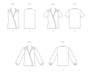 Butterick sewing pattern 7093 Misses' Vintage 1980's Blouse from Jaycotts Sewing Supplies