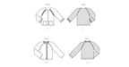 Burda Pattern 9203 Children's Jackets from Jaycotts Sewing Supplies