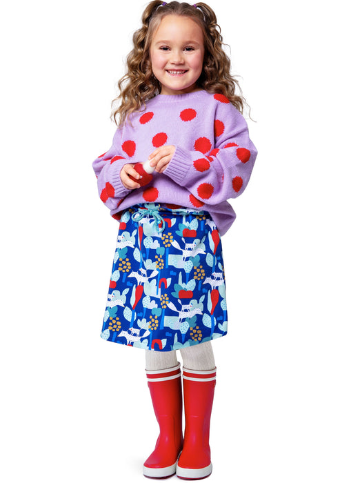 Burda Pattern 9210 Children's Mini Skirts from Jaycotts Sewing Supplies