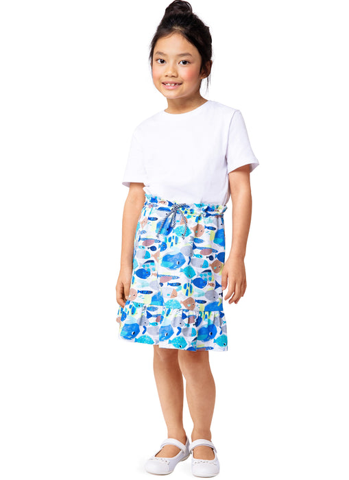 Burda Pattern 9210 Children's Mini Skirts from Jaycotts Sewing Supplies