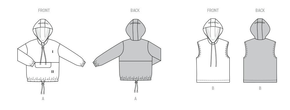 Burda style sewing pattern 9213 | Boy's Sweatshirt from Jaycotts Sewing Supplies