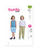 Burda Style 9224 Children's Cargo Pants Pattern from Jaycotts Sewing Supplies
