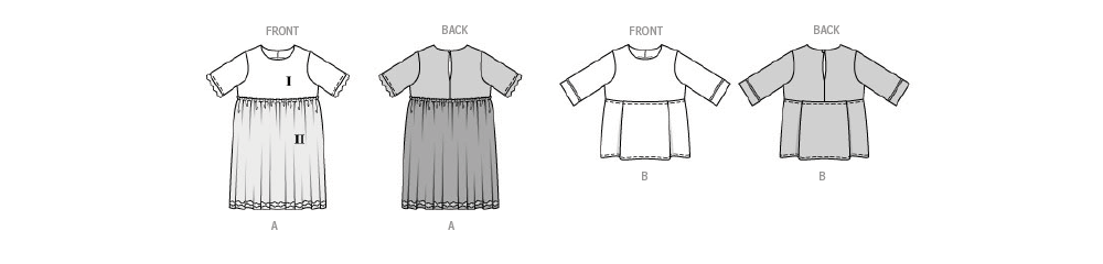 Burda Style Pattern 9226 Children's Dress from Jaycotts Sewing Supplies