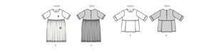 Burda Style Pattern 9226 Children's Dress from Jaycotts Sewing Supplies
