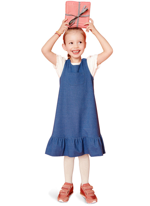 Burda Sewing Pattern 9238 Children's Dress from Jaycotts Sewing Supplies