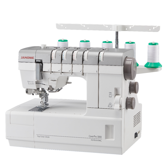 Janome Cover Stitch Machine | CP 3000 Professional from Jaycotts Sewing Supplies