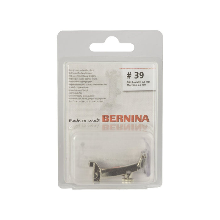 Bernina Foot 39 | Embroidery Foot with Clear Sole from Jaycotts Sewing Supplies