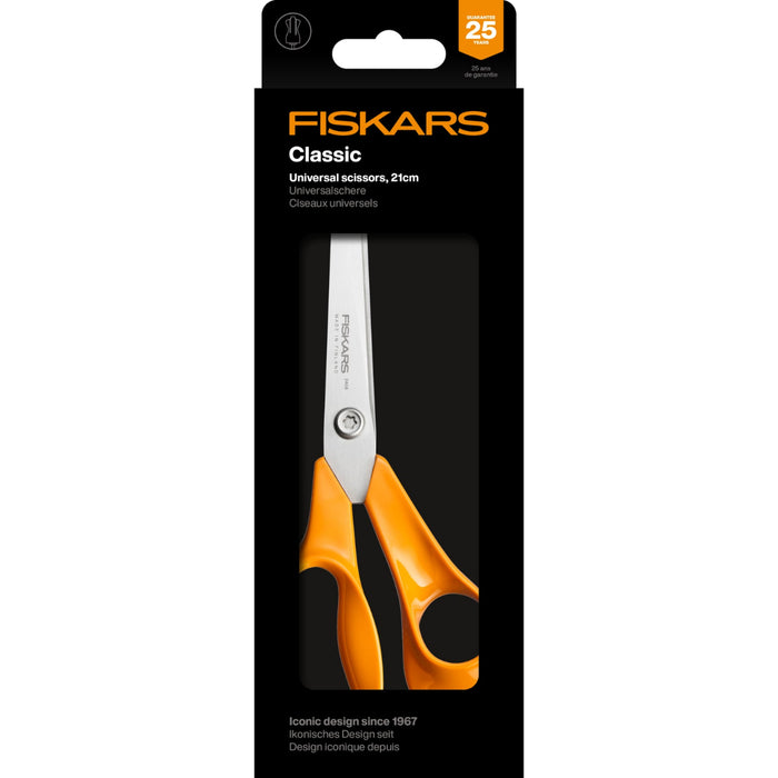 Fiskars universal scissors in attractive packaging 