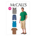 M6973 Men's Tank Tops, T-Shirts and Shorts from Jaycotts Sewing Supplies