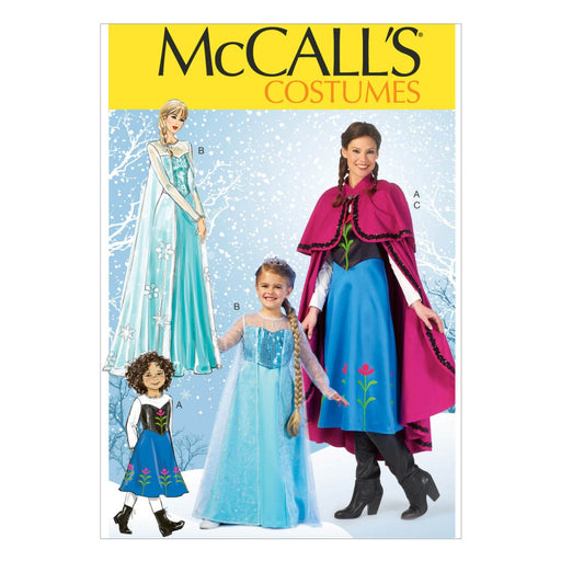 McCall's 7000 Misses' / Girls' Frozen Costumes Pattern from Jaycotts Sewing Supplies