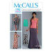 M7386 Misses' Knit Tank Top, Dresses and Skirt from Jaycotts Sewing Supplies
