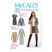 McCall's Sewing Pattern 7476 Misses' Drop-Shoulder Vest and Cardigans from Jaycotts Sewing Supplies