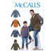McCall's Sewing Pattern 7638 Mens / Boys Jackets with Hood Options from Jaycotts Sewing Supplies