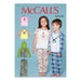 McCall's Sewing Pattern 7678 Children's Pyjamas from Jaycotts Sewing Supplies