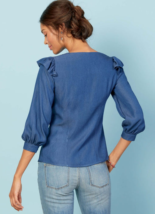 McCall's Sewing Pattern 7900 Ladies Puff Sleeve Tops from Jaycotts Sewing Supplies
