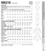 McCall's Sewing Pattern 8219 Ladies Front Crossover Tops from Jaycotts Sewing Supplies