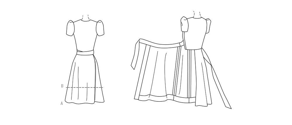 McCall's sewing pattern 8379 Misses' Knit Dress from Jaycotts Sewing Supplies