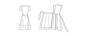McCall's sewing pattern 8379 Misses' Knit Dress from Jaycotts Sewing Supplies