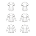 McCall's sewing pattern 8386 Misses' Tops from Jaycotts Sewing Supplies